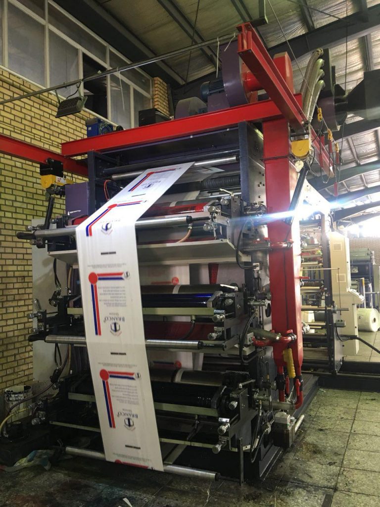 دستگاه چاپ نایلون پلاستیک دو رنگ  